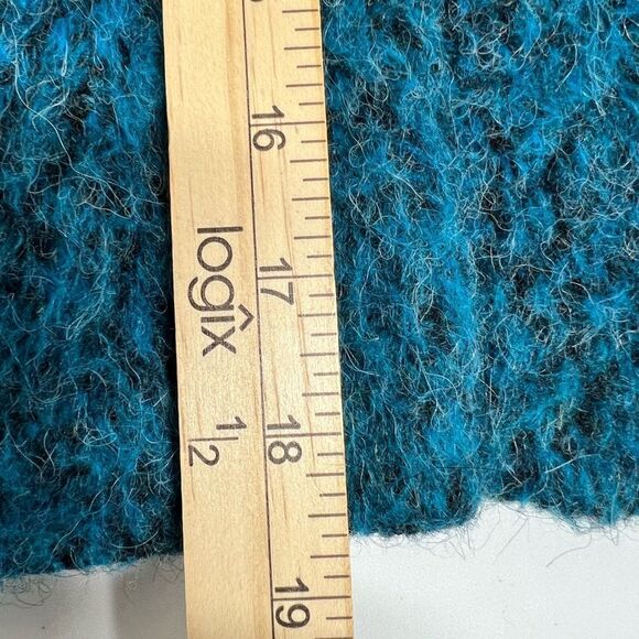 Femme by Michelle R. Wool Charming Blazer Coat Blue Size S Made in Italy - Picture 11 of 16